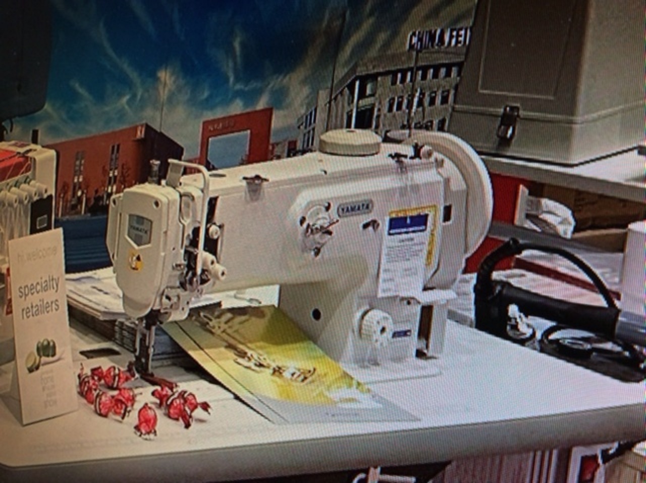 Yamata FY1508NHL-14 Long arm walking foot, 14in workspace